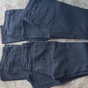 Lot of 4 pairs SO Skinny jeans - black